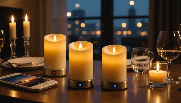 Bougie led rechargeable : une ambiance chaleureuse et élégante